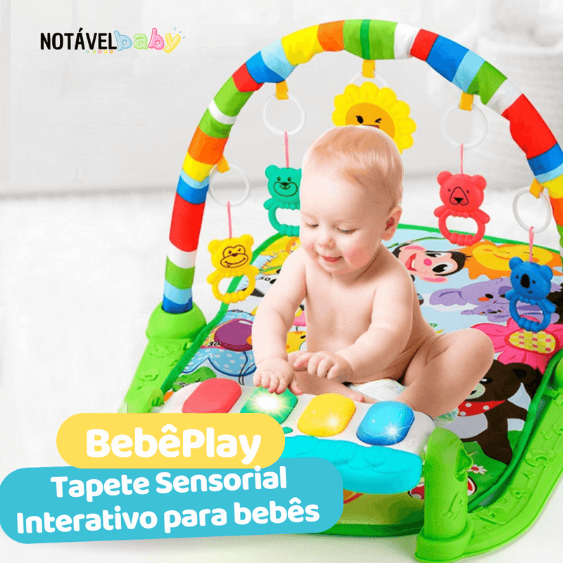 BebêPlay  - Tapete Sensorial Interativo para bebês